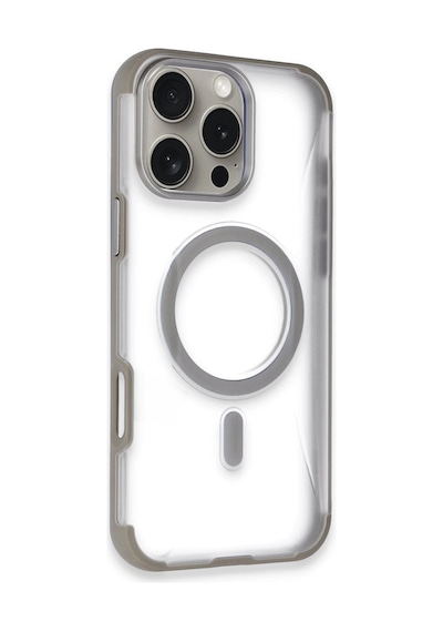 Joko Apple İphone 16 Pro Max Hilton Magsafe Kapak - Titan Gri 0.2M-Çok Renkli