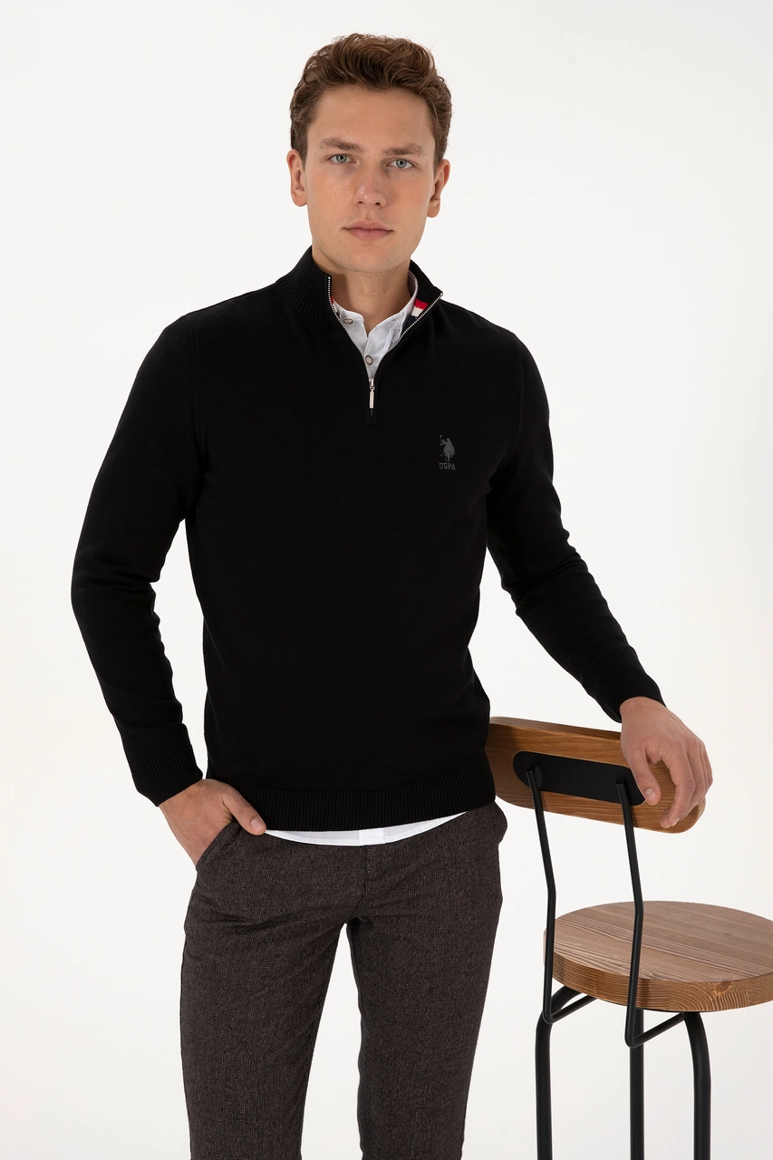 U.s. Polo Assn. Erkek Siyah Kazak /triko 50315823-vr046 Siyah