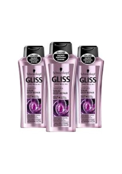 Gliss Serum Deep Repair Şampuan X3