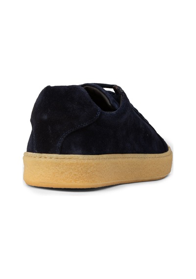 Deery Erkek Hakiki Deri Lacivert Sneaker Ayakkabı - 02018mlcvc03