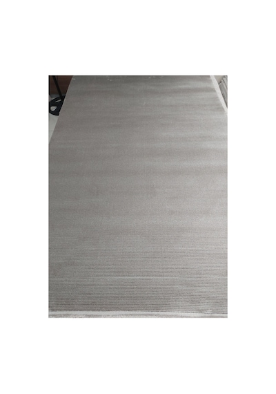 Akrilik Dokuma 160x230 4m2 Pamuk Tabanlı Uzun Ömürlü Kalın Sık Dokuma Halı Gri