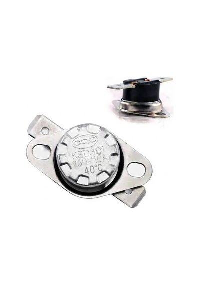 Çin Ksd301-40no ,40 Derece Kontak-1a 250v/10a Limit Termostat