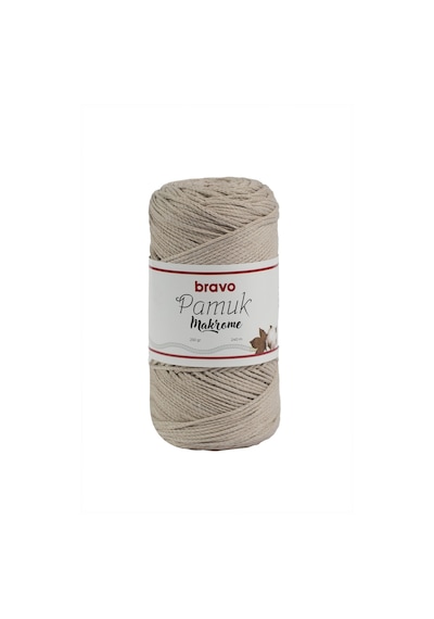 Pamuk Makrome İplik 250 Gr 240 Metre Koton Renk Kodu: 304 Açık Bej