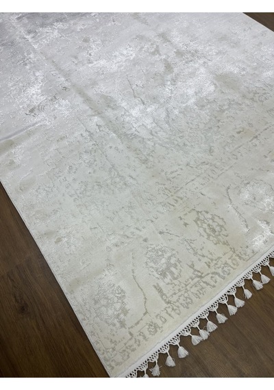 Dıamond Viskon Makina Halısı Whıte 200x300 Diğer