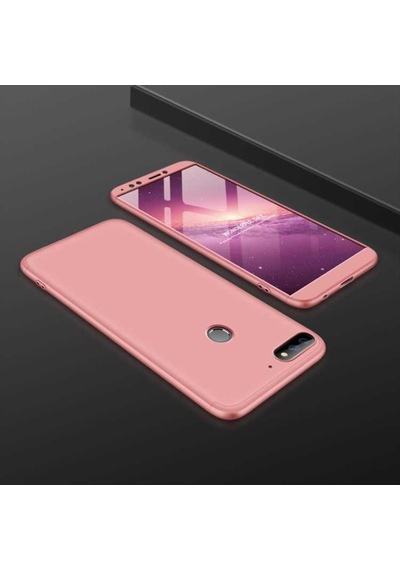Huawei Y7 2018 Kilif Kamera Çikintili 360 Tam Koruma Ays 562164579