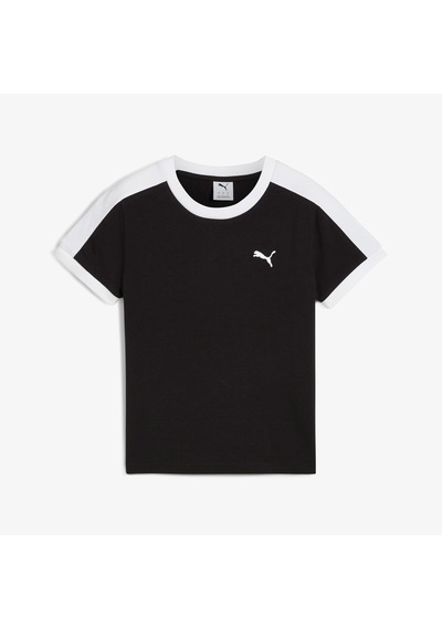 Puma T7 Slim Kadın Siyah T-shirt 632129 Siyah