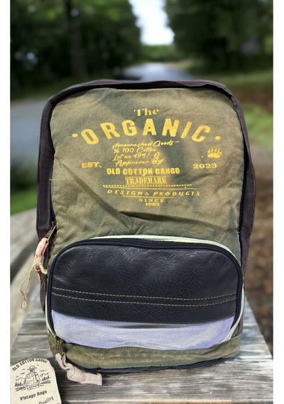 Old Cotton Cargo Kaliteli Tek Bölmeli Vintage Disayn Günlük Gezi Spor Okul Sırt Çantası Patchwork Komor 29x42cm Koyu Kahverengi Old Cotton Cargo Kaliteli Tek Bölmeli Vintage Disayn Günlük Gezi Spor Okul Sırt Çantası Patchwork Komor 29x42cm Koyu Kahverengi