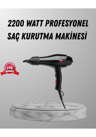 Ceylan Adam 2200w Fön Makinesi Profesyonel Ac Motor, Soğuk Ve Sıcak Üfleme