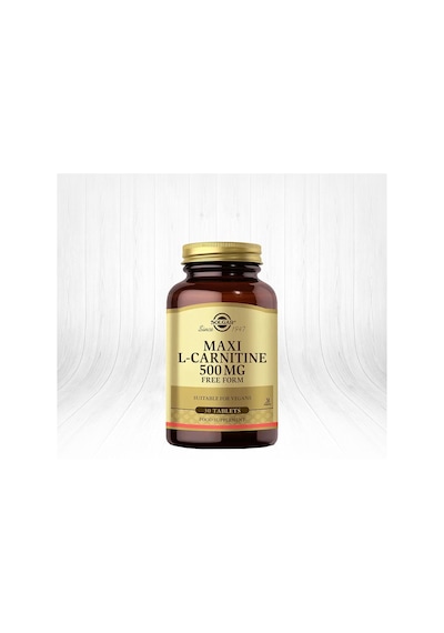 Solgar Maxi L-Carnitine 500 mg L-Karnitin 30 Tablet