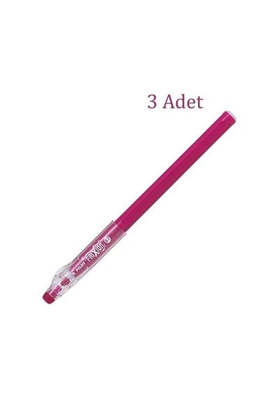 Pilot Frixion Ball Stick Roller Silinebilir Jel Kalem 0.7 mm Vişne F10-WR 3 Adet