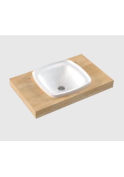 Serel Helios 46 x 46 CM Tezgah Üstü Çanak Lavabo Hl36D x s110H