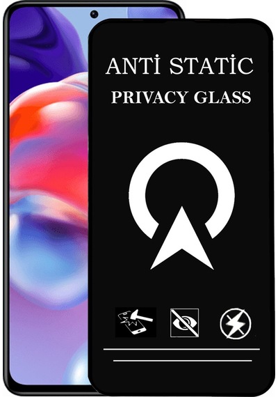Xiaomi Redmi Note 11 Pro Plus Tam Kaplayan Anti Statik Görünmez Safir Ekran Koruyucu Hayalet Cam