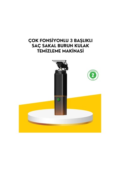 3 Ü 1 Arada Şarjlı Erkek Bakım Seti Saç, Sakal Ve Burun Tüyü Kesme Makinesi Diğer