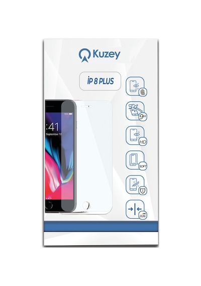 Apple Uyumlu iPhone 8 Plus Temperli Ekran Koruyucu Cam (479132335) 10 Tl Fark Ile Şeffaf Kılıf