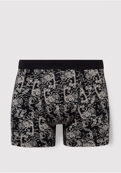 Mavi - 3lü Baskılı Siyah Boxer Seti 0911420-900 Siyah