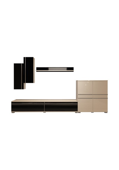 Decoraktiv Eko 6 Mdf Std Tv Ünitesi Tv Sehpası Beyaz - Siyah