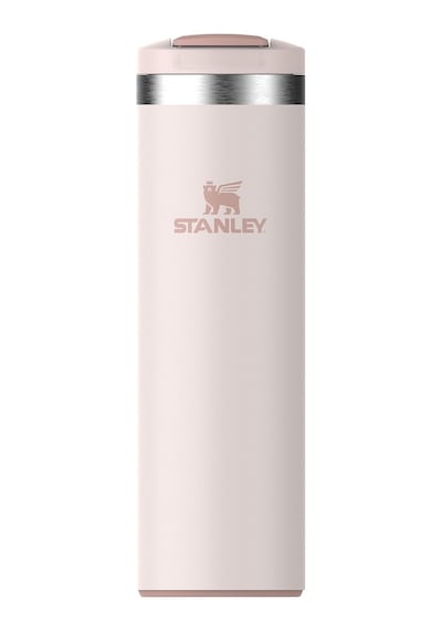 Stanley The Transit Fliptop Mug Termos 0.47 Litre - Pembe Kuvars Çok Renkli