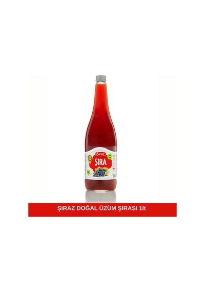 Doğal Üzüm Şırası 1 Litre Cam Şişe