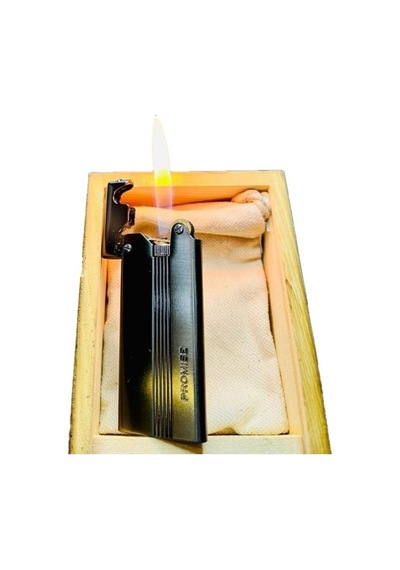 Çelik Depolu Promise Slim Pirinç Çakmak Füme Bronz