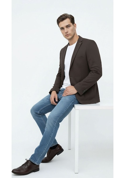 Plus Scorpion Kahverengi Erkek Slim Fit Blazer Ceket Şık, Modern, Günlük Ve Ofis Kombinlerine Uygun Tek Düğmeli Erkek Ceketi Kahverengi Plus Scorpion Kahverengi Erkek Slim Fit Blazer Ceket Şık, Modern, Günlük Ve Ofis Kombinlerine Uygun Tek Düğmeli Erkek Ceketi Kahverengi