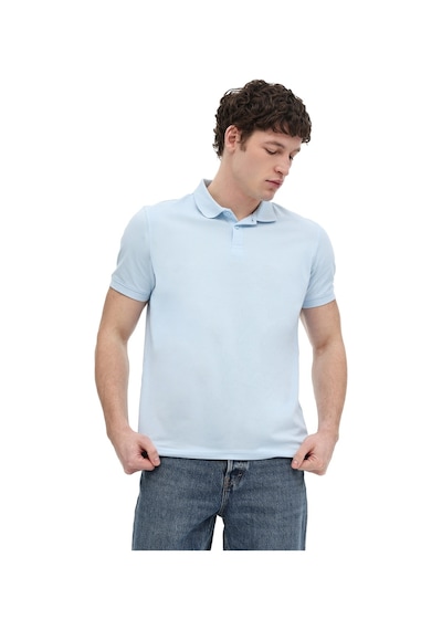 Kinetix Mb Pam 12sn328 Açık Mavi Erkek Polo Yaka Kısa Kol T-shirt
