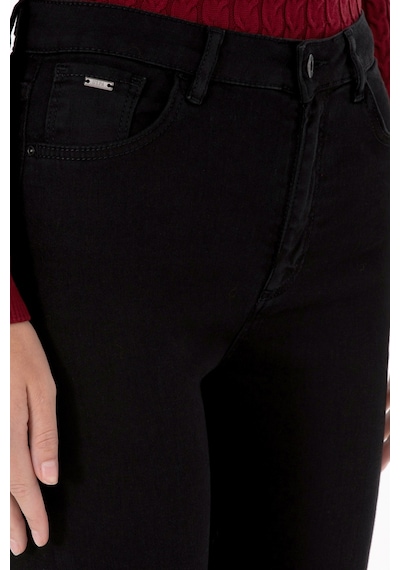U.S. Polo Assn. Kadın Siyah Skinny High Waist Fit Jean Pantolon 50307812-DN0027