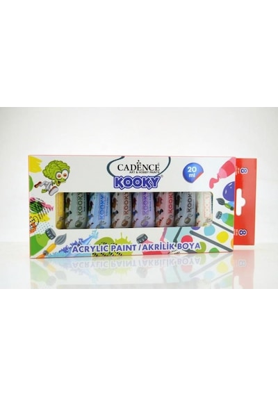 Cadence Kooky Akrilik Boya Seti 8Li Set 20M