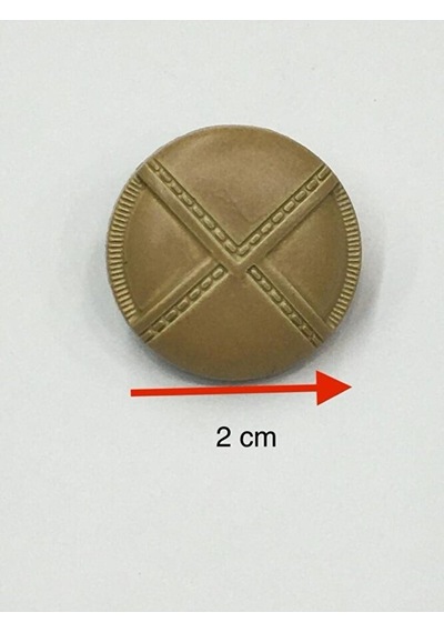 Trençkot Düğmesi 6 Lı Set Krem 2 Cm