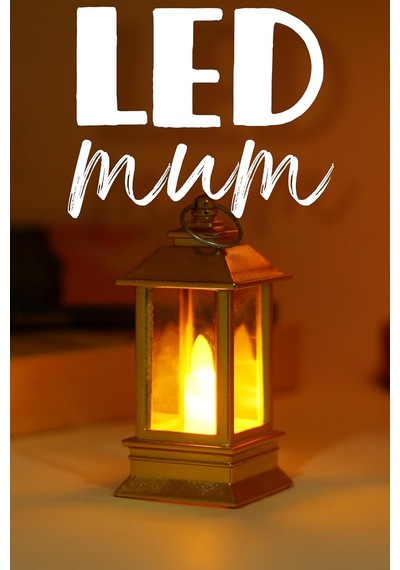 Led Mum Mini Dörtgen Tip Pil Dahil Dumansız Alev Ledli Yapay Dekoratif Mum Dekor Işığı Altın Pt434 Diğer