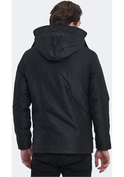 Slazenger HANKIN Erkek Mont &amp; Kaban Siyah