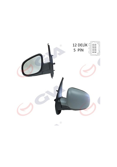 Dış - 233 - Dikiz Aynası Sol Goo-cıtan 13- Elektrikli Isıtmalı Astarlı Asferik 5 - Glblseme - Fiş Vm-6132ehpal