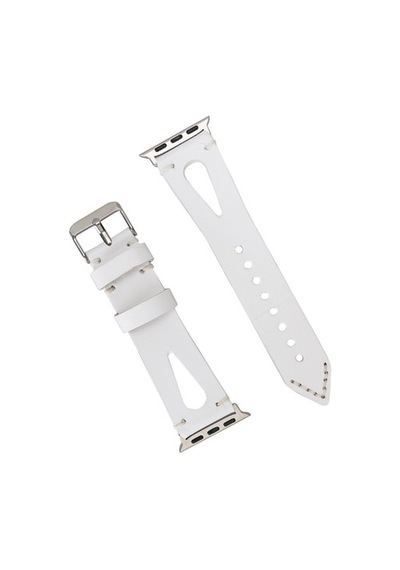 Bouletta Apple Watch Uyumlu Deri Kordon Ba2 42-44-45Mm F3 Beyaz
