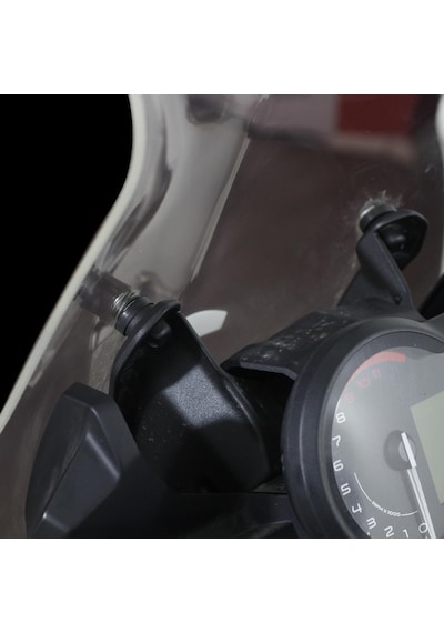 GP Kompozit BMW F 750 GS 2018-2024 Uyumlu Ön Cam Şeffaf 44 cm