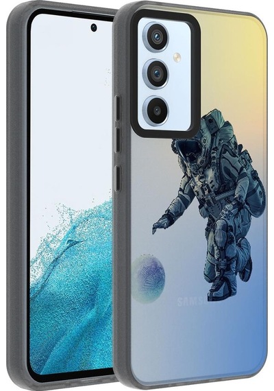 Samsung Galaxy Uyumlu A54 Kılıf Desenli Dragon Sert Kapak