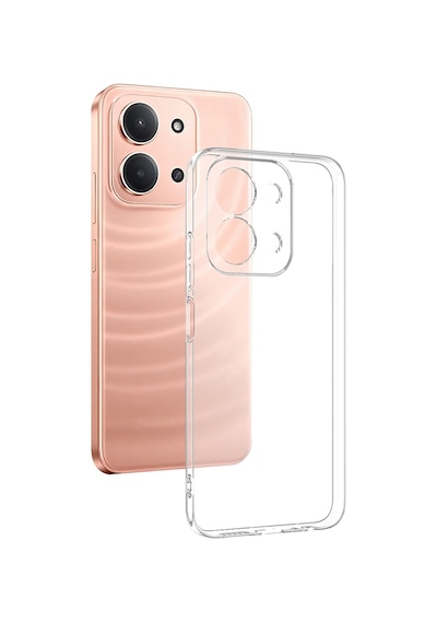 Xiaomi Redmi 15c Kılıf Zore Süper Silikon Kapak Şeffaf