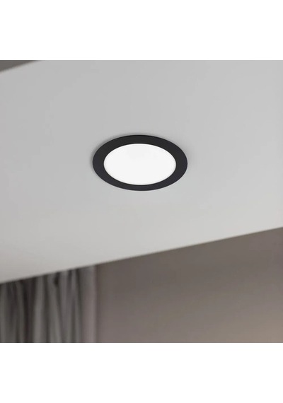 18w Siyah Kasa Yuvarlak Led Panel 4000k 2 Adet