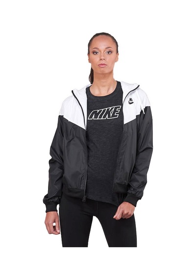 Nike Ar3092-010 Windrunner Kapüşonlu Kadın Mont-7472 Siyah