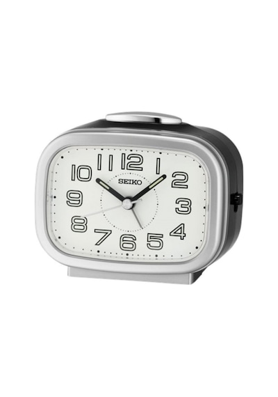 Seiko Qhk060s Sessiz Saniyeli Aydınlatmalı Bell Sesli Alarm 5 Dk Ertelemeli Masa Saati Çok Renkli