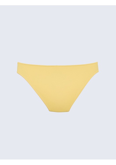Lcw Dream Sarı Düz Raşel Kumaş Kadın Bikini Alt