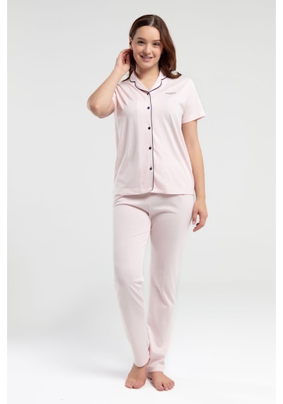 Pierre Cardin Kadın Pembe Gömlek Pijama Pc7715-s-v1 Pembe