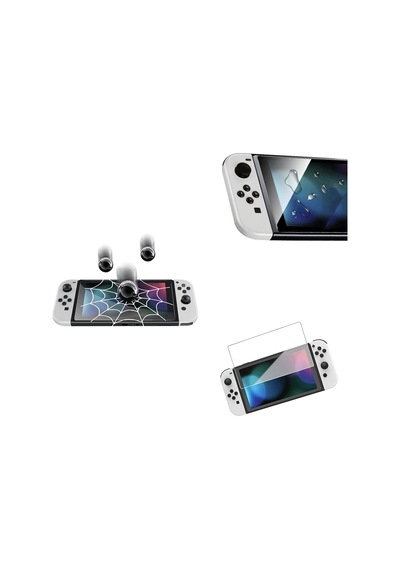 Cafele Seri-2 Temperli Nintendo Switch Oled Cam Ekran Koruyucu