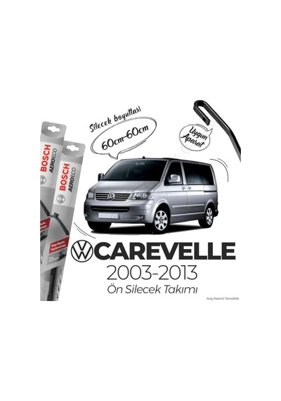 Volkswagen Caravelle T5 Muz Silecek Takımı 2003-2013 Bosch Aero