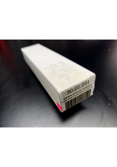 Sern 245x60mm 650w 230v Beyaz Fsf Model Düz İnfrared Seramik Isıtıcı Rezistans 1 Adet