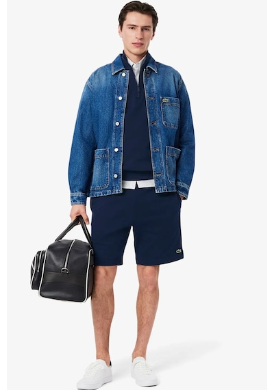 Lacoste Mens Reguler Fit Logo Cotton Shorts Erkek Pamuk Şort Lacivert Lacivert