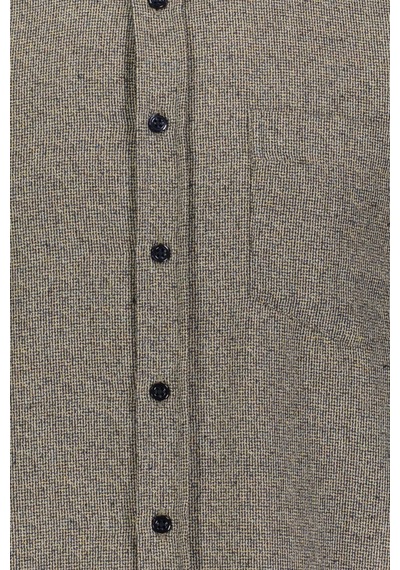 Finesuits Erkek Flanel Gömlek 2422204002.flcdr Sarı