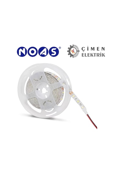 5 Metre Noas Yl40 4001 İç Mekan 3 Çip 12v Şerit Led 6400k Beyaz Işık