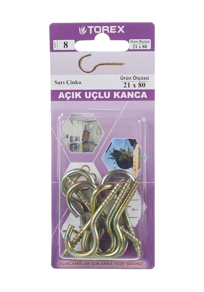 Torex Açık Uçlu Kanca 21 80 Açık Altın