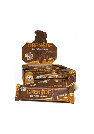 High Protein Low Sugar Bar - Fudged Up 12 X60 Gr Sütlü Çikolata Aromalı
