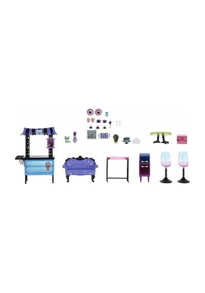 Hhk65 Monster High Coffin Bean Restoran Oyun Seti