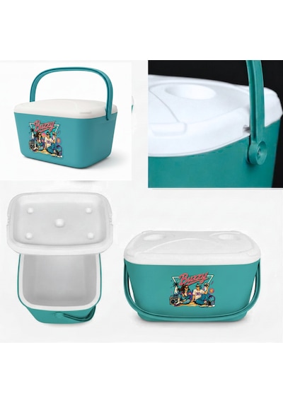 20 Lt Buzzy Retro Buzluk Termos 1179 Cooler Box -396 Turkuaz